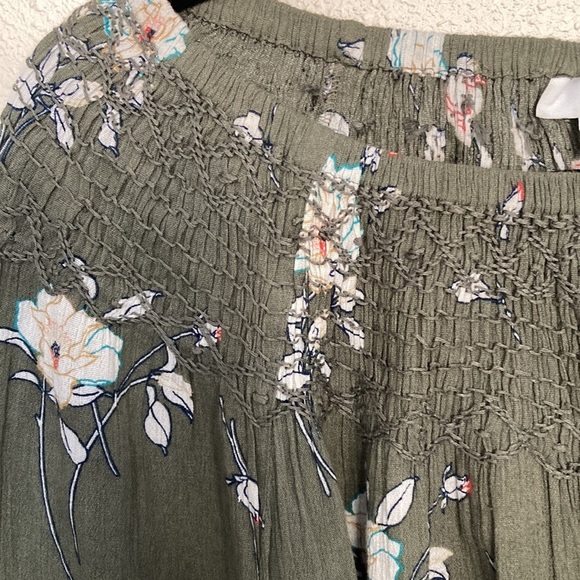 J.Jill Off Shoulder Tunic Pullover Women's Floral Top Size S - Picture 2 of 6